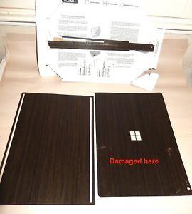 Real Microsoft Logo - TOAST Real Wood Ebony Cover with Windows Logo Cutout Microsoft