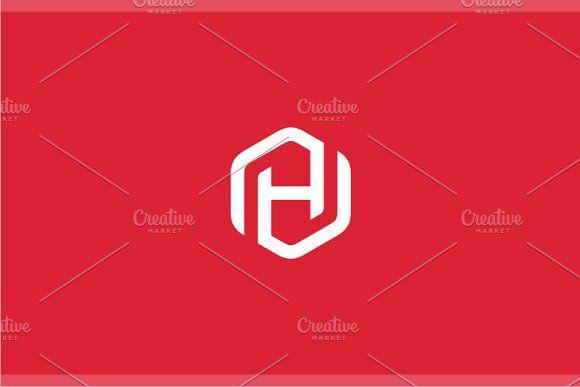 Red Letter H Logo - Letter H Logo ~ Logo Templates ~ Creative Market