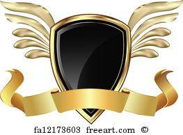 Gold Shield Logo - Free art print of Gold shield logo. Gold shield logo vector ...