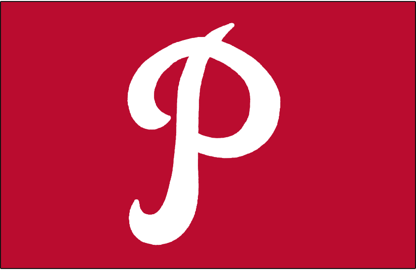 White Phillies Logo - Philadelphia Phillies Cap Logo - National League (NL) - Chris ...