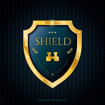 Gold Shield Logo - Golden Shield Vectors, Photos and PSD files | Free Download