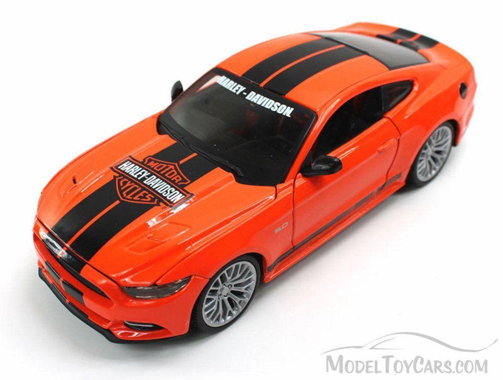 Orange and Black Car Logo - Ford Mustang GT, Orange/w Black stripes - Maisto HD Custom 32188OR ...