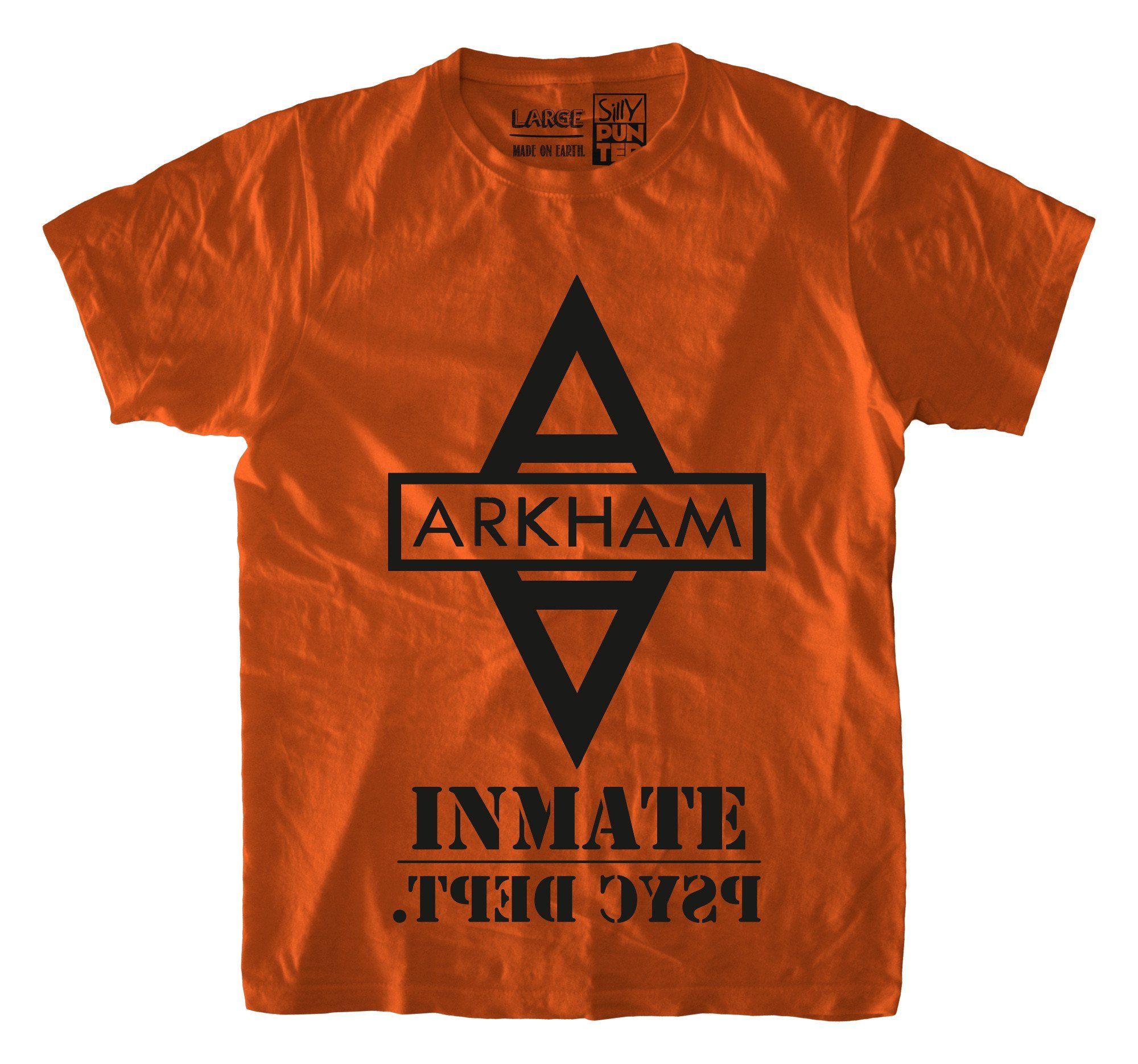 Arkham Asylum Logo - Batman Arkham Asylum Psyc. Dept. T-Shirt In India - Silly Punter