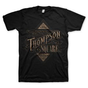 Thompson Square Logo - Thompson Square Logo - Mens Black T-Shirt – HBM Emporium