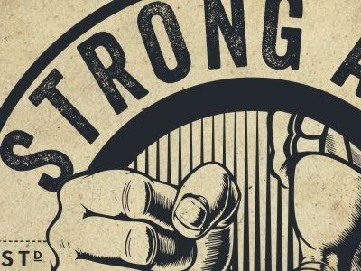 Strong Arm Logo - Strong Arm Logo by Emblem Garage | Dribbble | Dribbble
