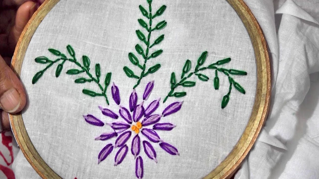 Lazy Daisy Logo - Double Lazy Daisy Stitch / ডাবল লেইজি ডেইজি স্টিচ