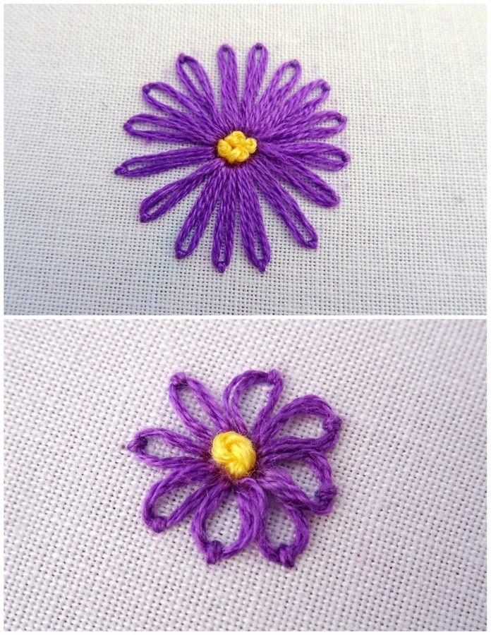 Lazy Daisy Logo - Lazy Daisy Embroidery Stitch Tutorial - Wandering Threads Embroidery