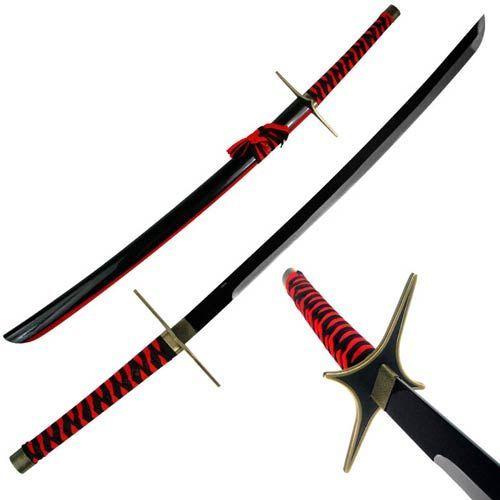 Cool Black and a Red Sword Logo - Japanese Samurai Swords :: Premium Decorative Black and Red Samurai ...