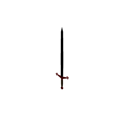 Cool Black and a Red Sword Logo - cool red sword