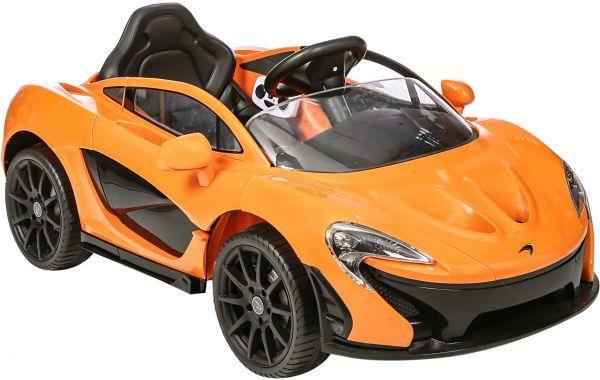 Orange and Black Car Logo - McLaren LB-672 Battery Operated Powered Riding Toys - Orange & Black ...
