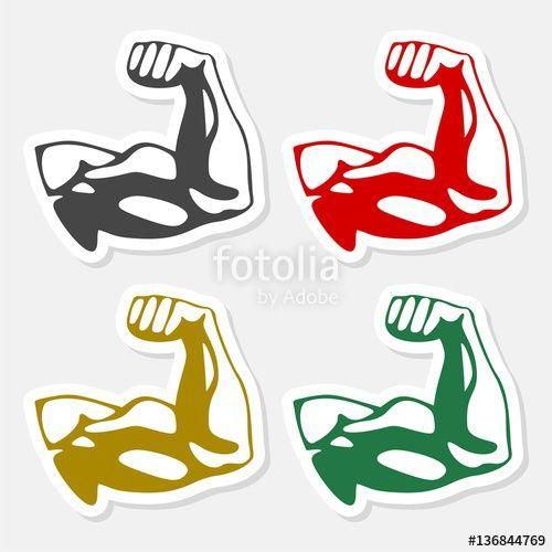Strong Arm Logo - Strong Arm Silhouette - Illustration