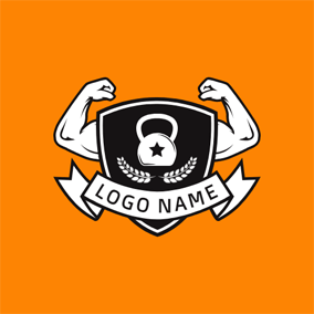 Strong Arm Logo - Free Gym Logo Designs. DesignEvo Logo Maker