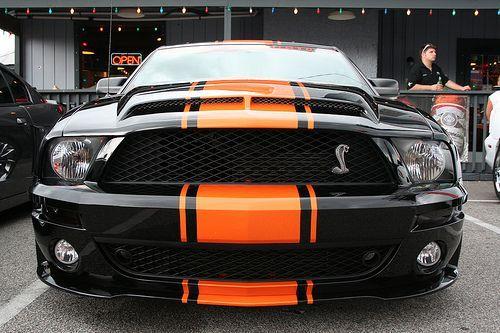 Orange and Black Car Logo - Black/orange Mustang Cobra GT500 | ORANGE & BLACK | Mustang, Cars ...