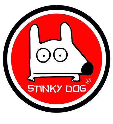 All Red Logo - Red Logo Car Magnet | Stinky Dog – Stinky Dog