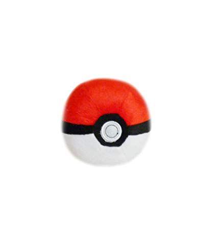 Pokemon Red and White Ball Logo - Amazon.com: Pokemon: 5-inch Red/White Poke Ball Plush Toy: Toys & Games