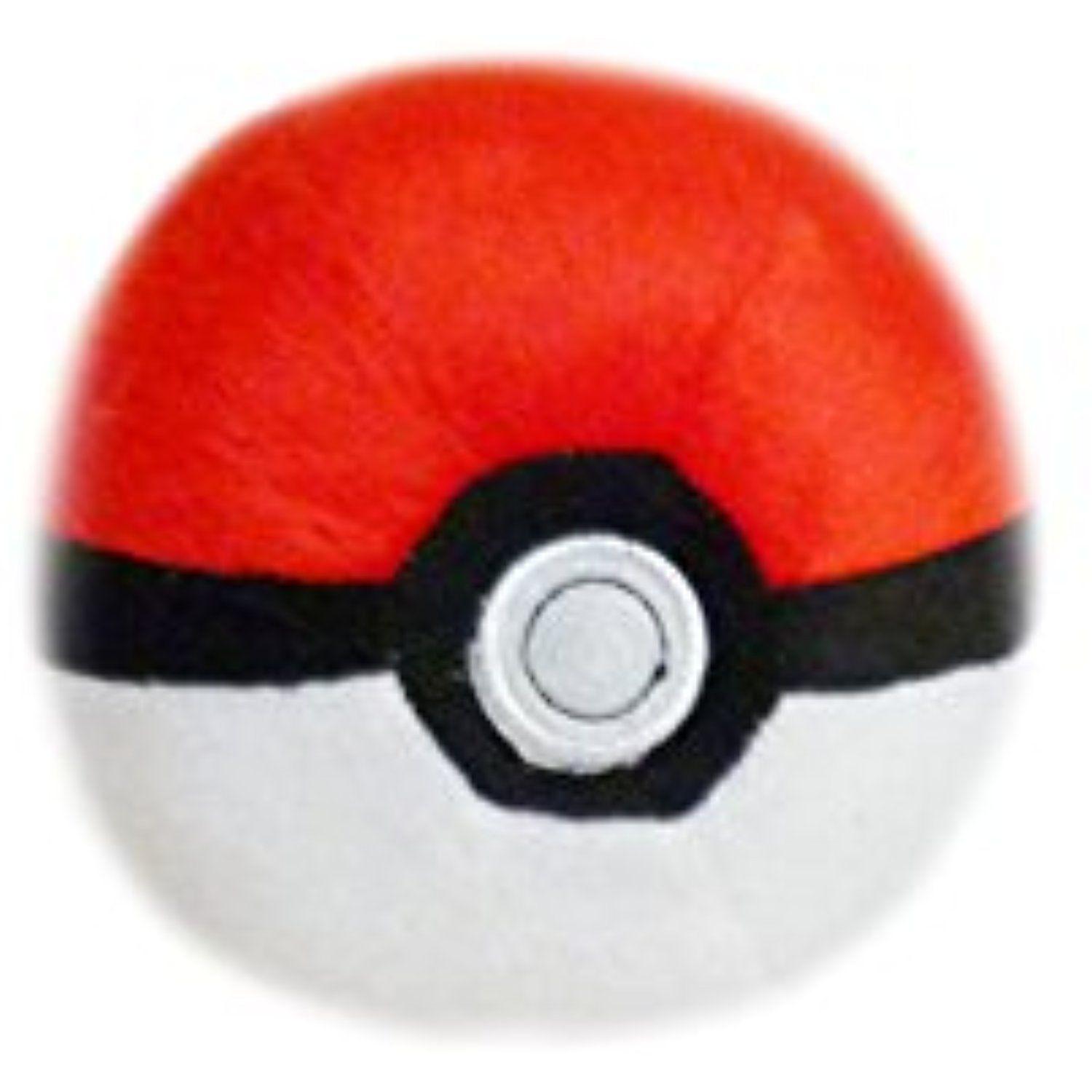 Pokemon Red and White Ball Logo - Pokemon: 5-inch Red/White Poke Ball Plush Toy * Be sure to check out ...
