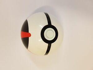 Pokemon Red and White Ball Logo - White Black & Red Pokemon Go Ball Toy Enclosure Decoration Piece | eBay