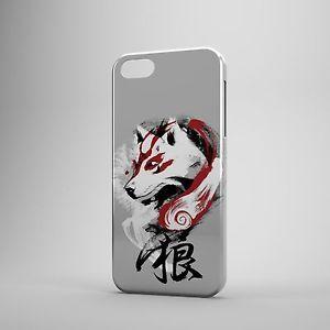 Chinnese Letters with Red White Logo - Red Wolf Chinese Writing China White Phone Case Cover