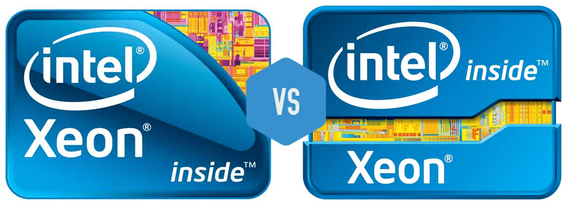 Intel Zeon Logo - Intel Xeon W3520 vs E3-1225 v2