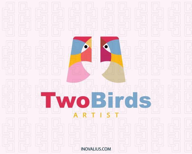 Two Birds Logo - Two Birds Logo Design | Inovalius