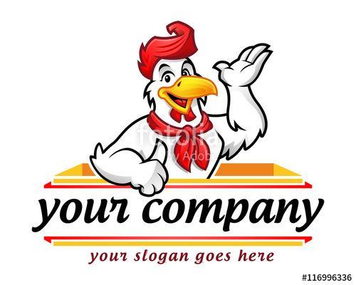 Chicken Logo - Chicken logo, chicken mascot, chicken character. Suitable
