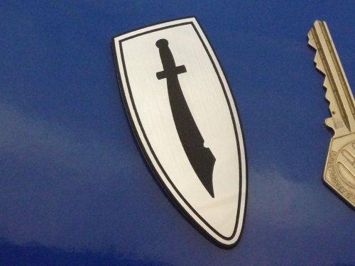 Simitar Logo - Reliant Scimitar GTE GTC Shield Body Badge Style Self Adhesive Car Badge.  3