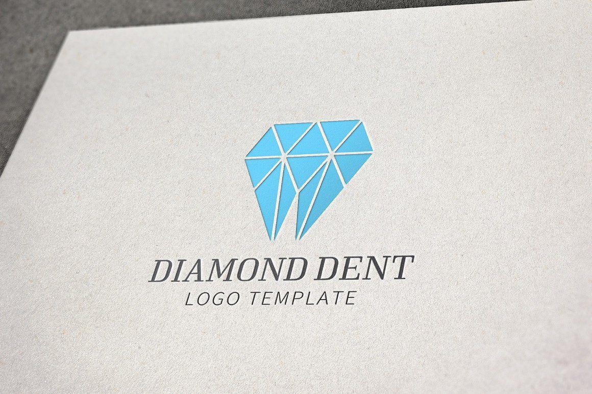 Dental Logo - Diamond Dentistry Logo Template ~ Logo Templates ~ Creative Market