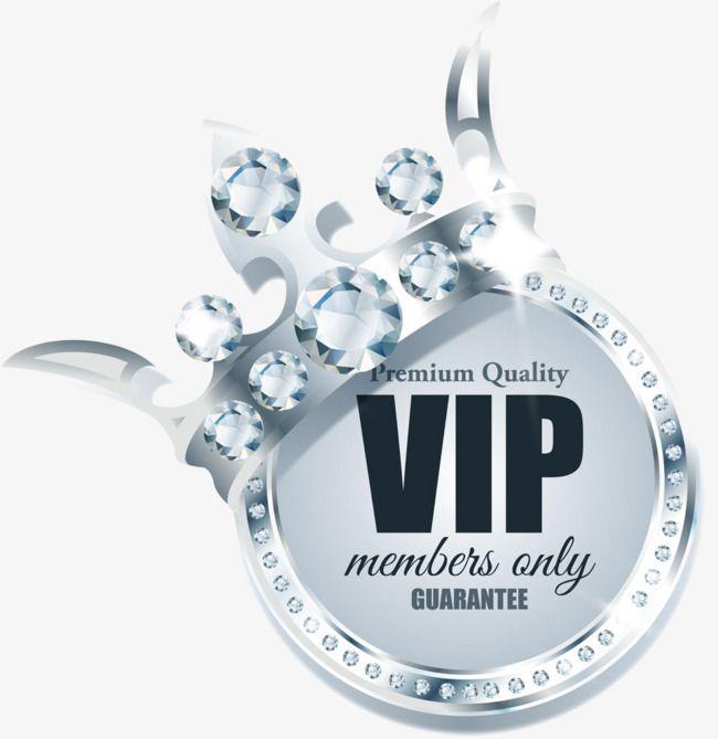Diamond & Silver VIP Logo - Vip Member Png, Vectors, PSD, and Clipart for Free Download
