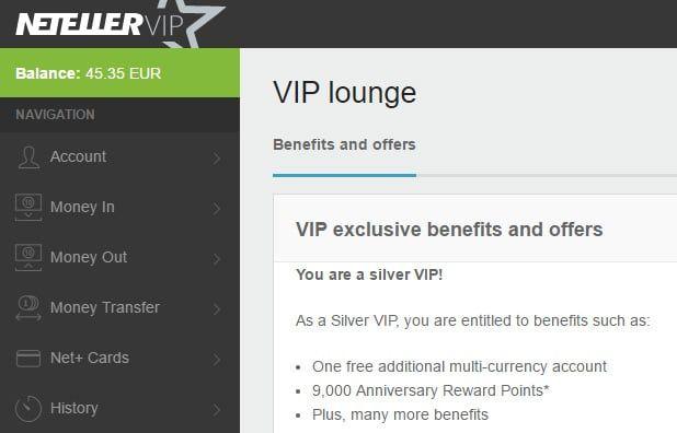 Diamond & Silver VIP Logo - EWallet Optimizer • NETELLER VIP Program