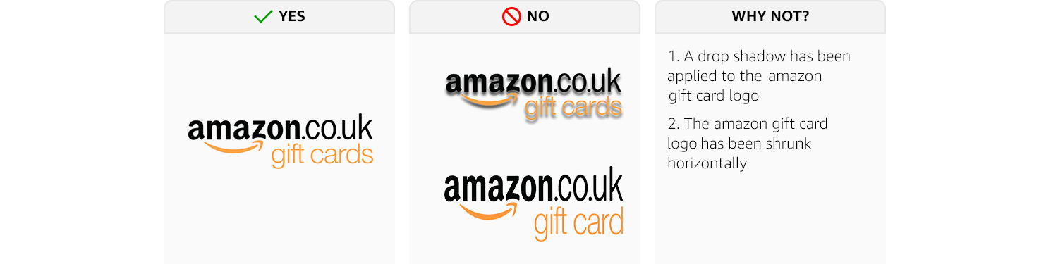 Amazon Co UK Logo - Amazon.co.uk: Gift Cards Brand Guidelines - Amazon Incentives: Gift ...