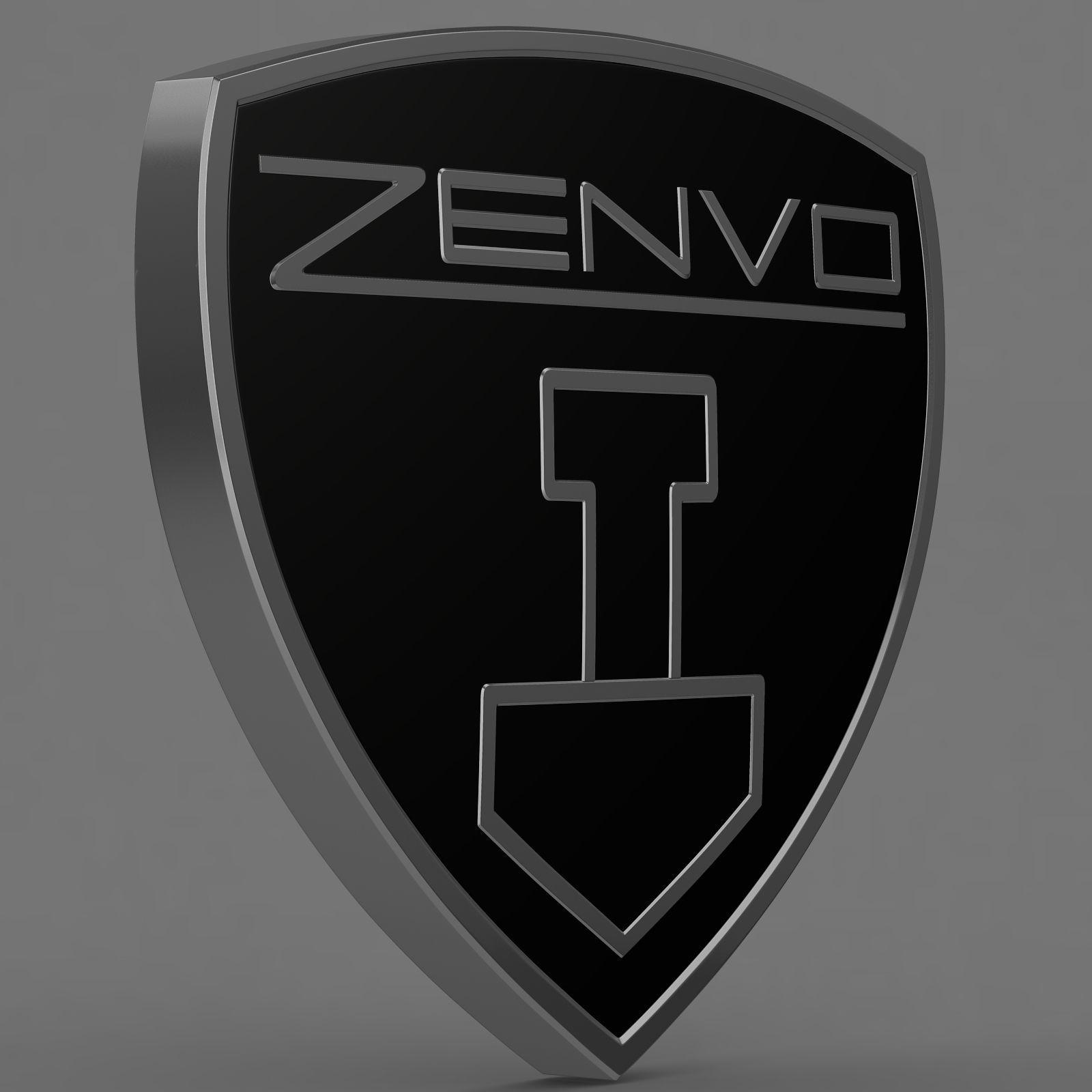 Zenvo Logo - Zenvo logo 3D | CGTrader