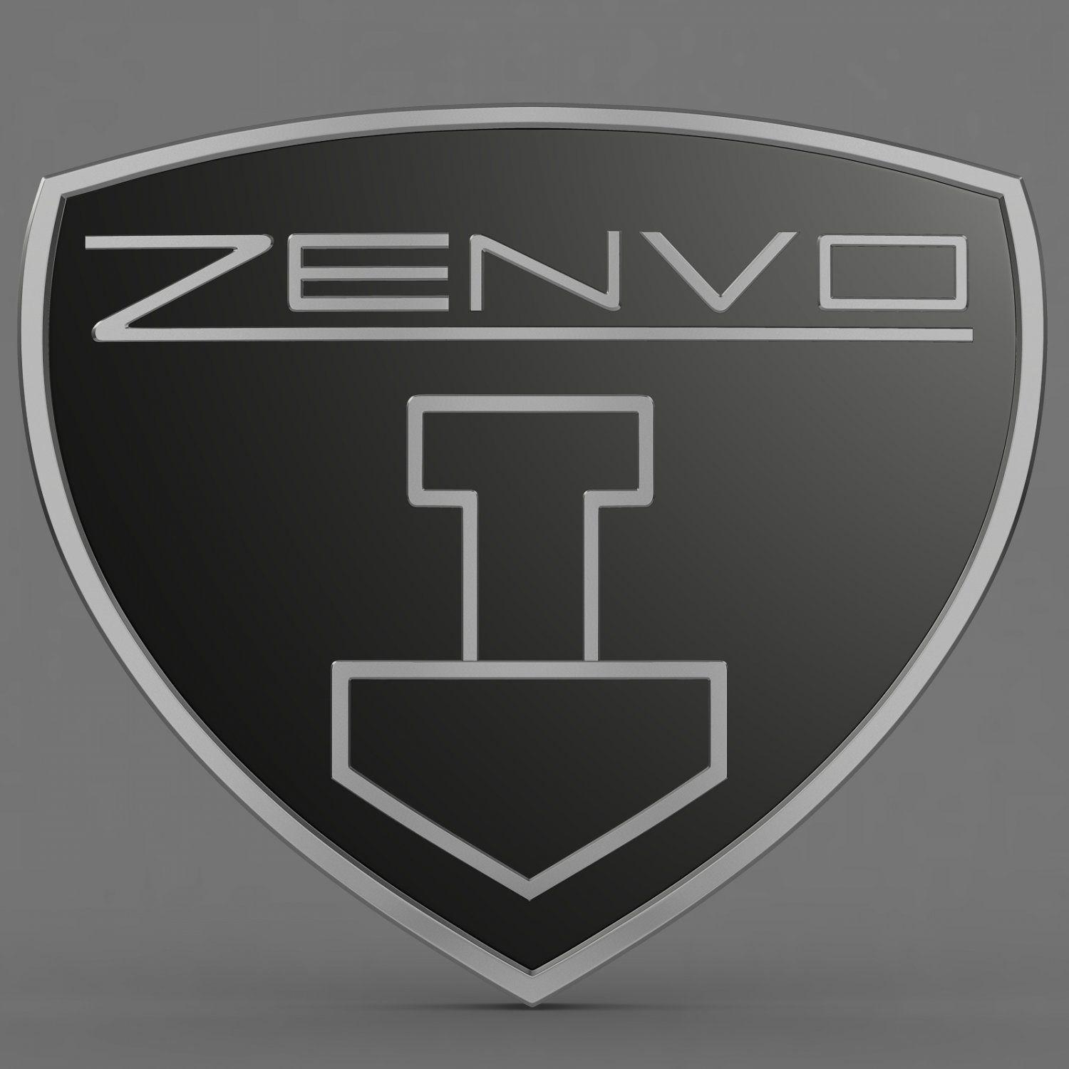 Zenvo Logo - Zenvo logo 3D Model in Parts of auto 3DExport