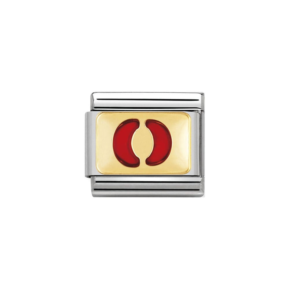 Red Letter O Logo - Nomination Classic Red Letter O Charm - Charms & Beads from Joshua ...