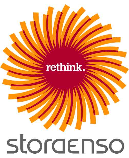Orange and Red Flower Logo - Brand New: Stora Enso Rethinks its Logo
