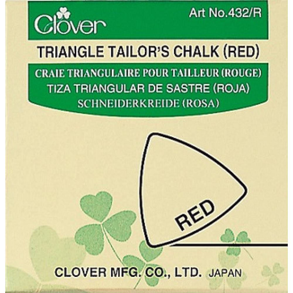 Plant Green and Red Triangle Logo - Red Triangle Tailor's Chalk by Clover