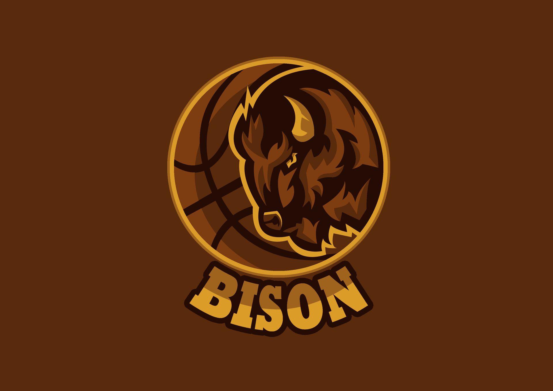 Bisons Basketball Logo - ArtStation - LOGO DESIGN, VEEJ ART
