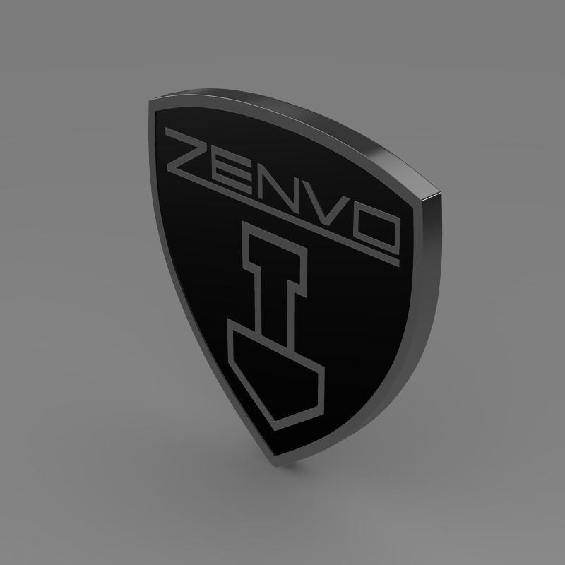 Zenvo Logo - Zenvo Logo 3D Model