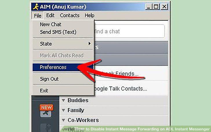 AOL Im Logo - How to Disable Instant Message Forwarding on AOL Instant Messenger
