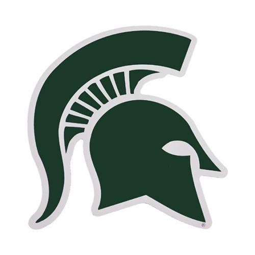 Green with White Outline Logo - Michigan State University Apparel State Clothing, MSU