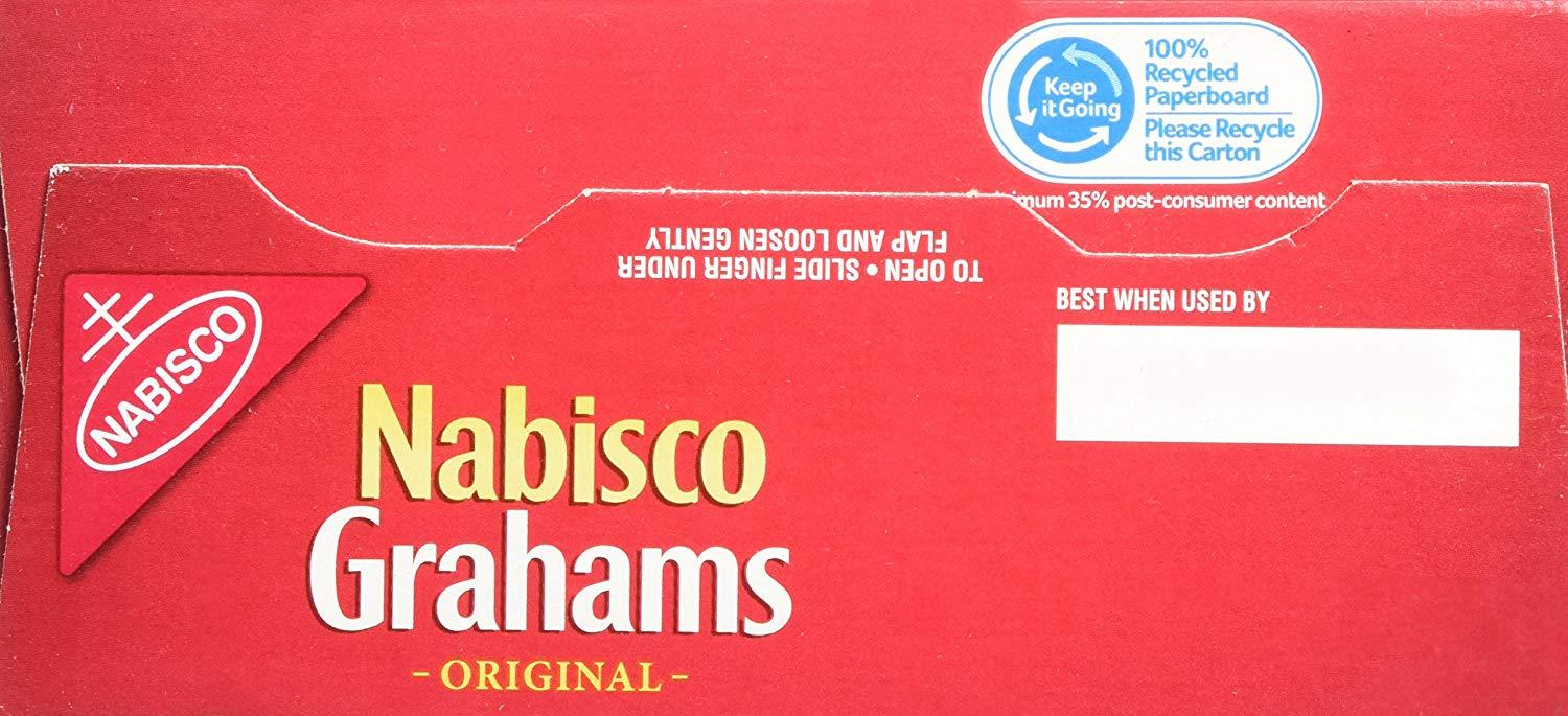 Nabisco Brand Logo - Amazon.com: Nabisco Grahams Original Crackers (444880) 14.4 oz