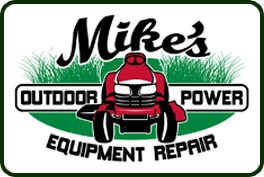Lawn Mower Repair Service Logo - Mike's Outdoor Power Equipment Repair