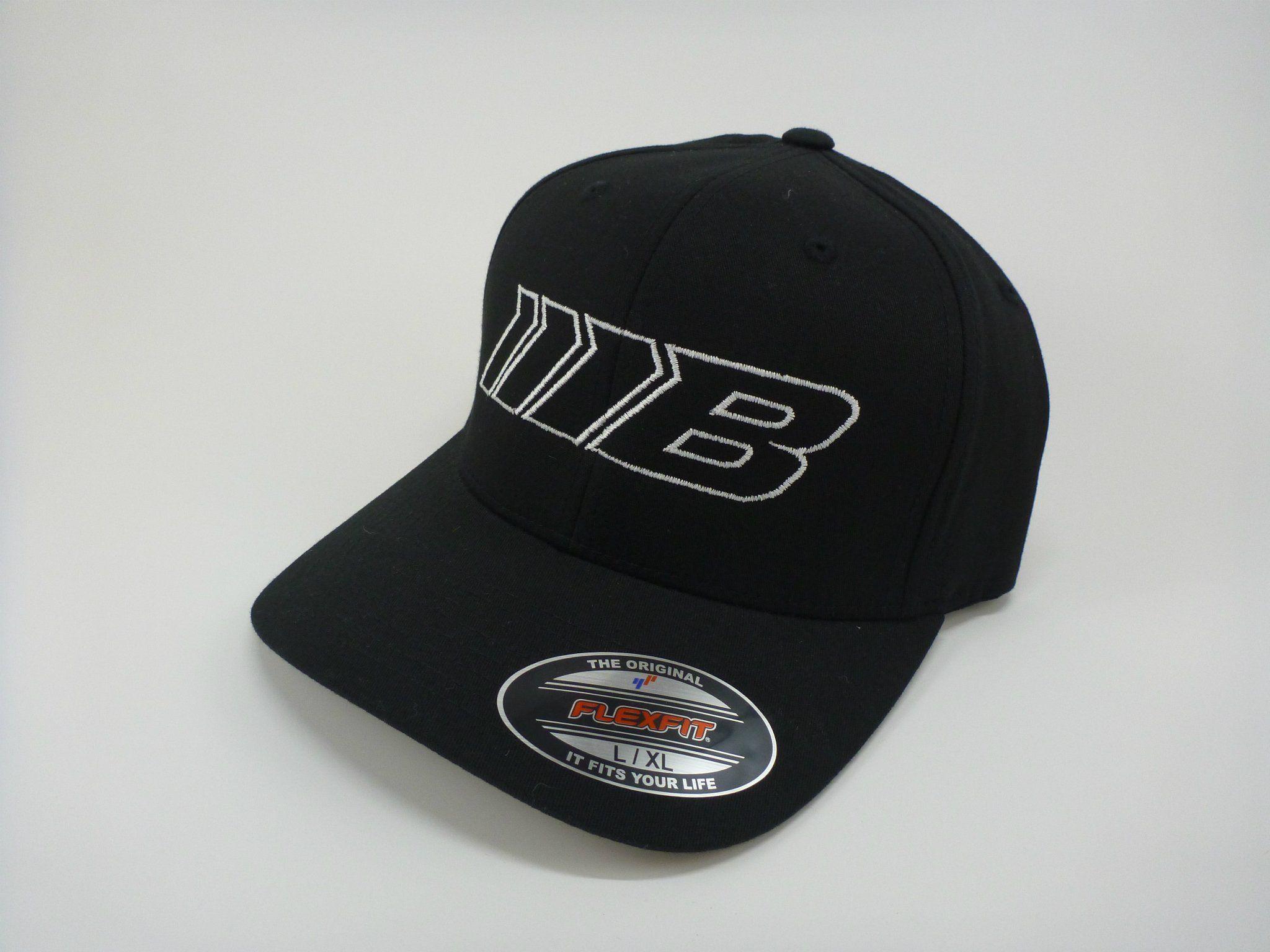Green with White Outline Logo - Borg Motorsports Outline Logo Hat - Black with Green or White Logo
