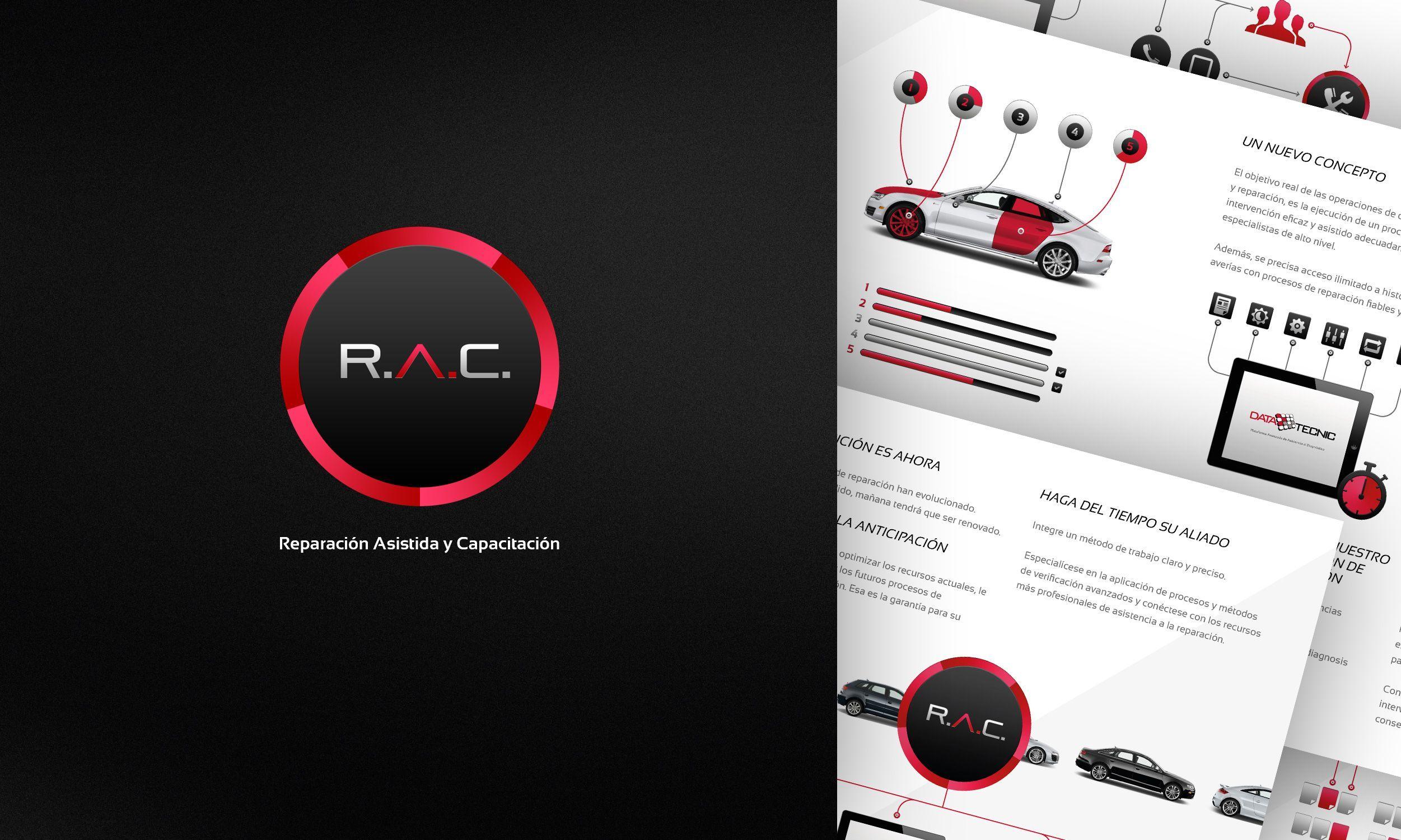 RAC Advertisement Logo - R.A.C. brochure. Advertising & Publishing