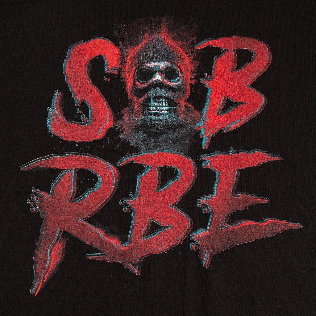 Sob Logo - SOB X RBE 3D SKI MASK LOGO TEE - BLACK
