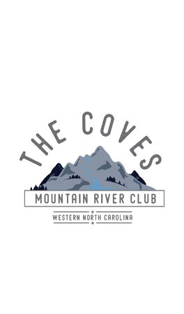 Mountain River Logo - The Coves Mountain River Club. NC Mountain Communities