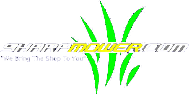 Lawn Mower Repair Service Logo - Lawn Mower Repair. Sharp Mower Mobile Mower Repair