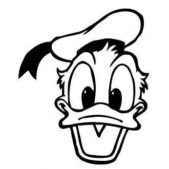 Cartoon Black and White Logo - New Custom Screen Printed T Shirt Donald Duck Cartoon Small