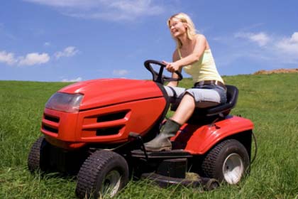 Lawn Mower Repair Service Logo - Riding Lawn Mower & Lawn Tractor Repair