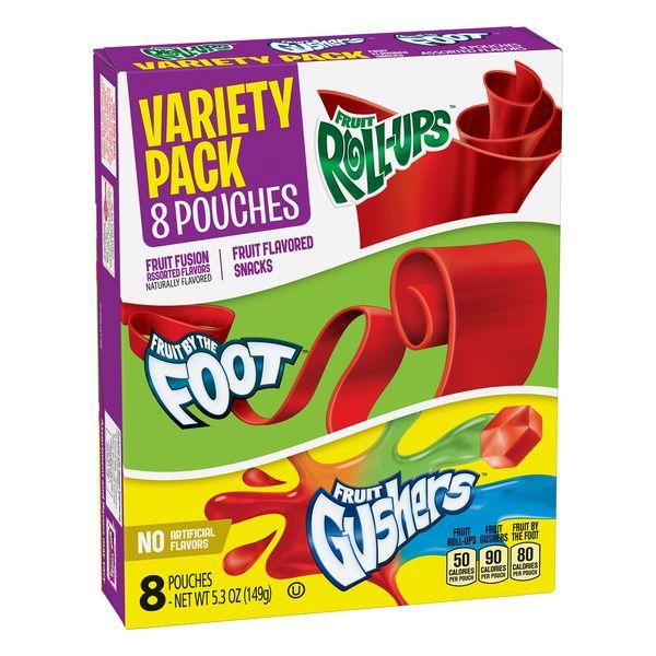 Fruitbythefoot Logo - Betty Crocker Variety Pack Rollups Gushers Fruit By The Foot 5.3OZ ...