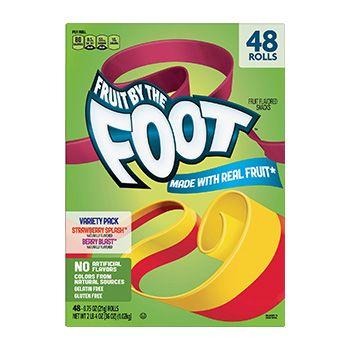 Fruitbythefoot Logo - Fruit By The Foot, Variety Pack, 0.75 oz, 48-count